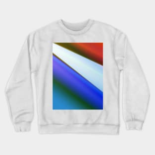 Red blue green abstract art Crewneck Sweatshirt